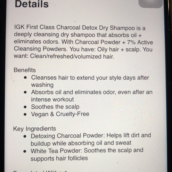 IGK First class charcoal detox dry shampoo - Picture 9 of 10
